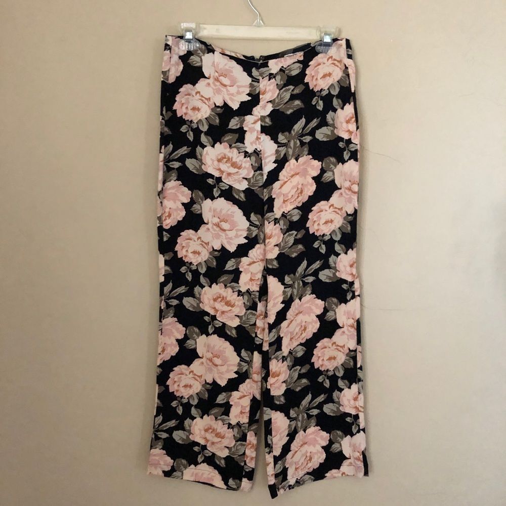 Reformation Belini Roma floral high rise crop pant Size 4 Soft Alt Romantic